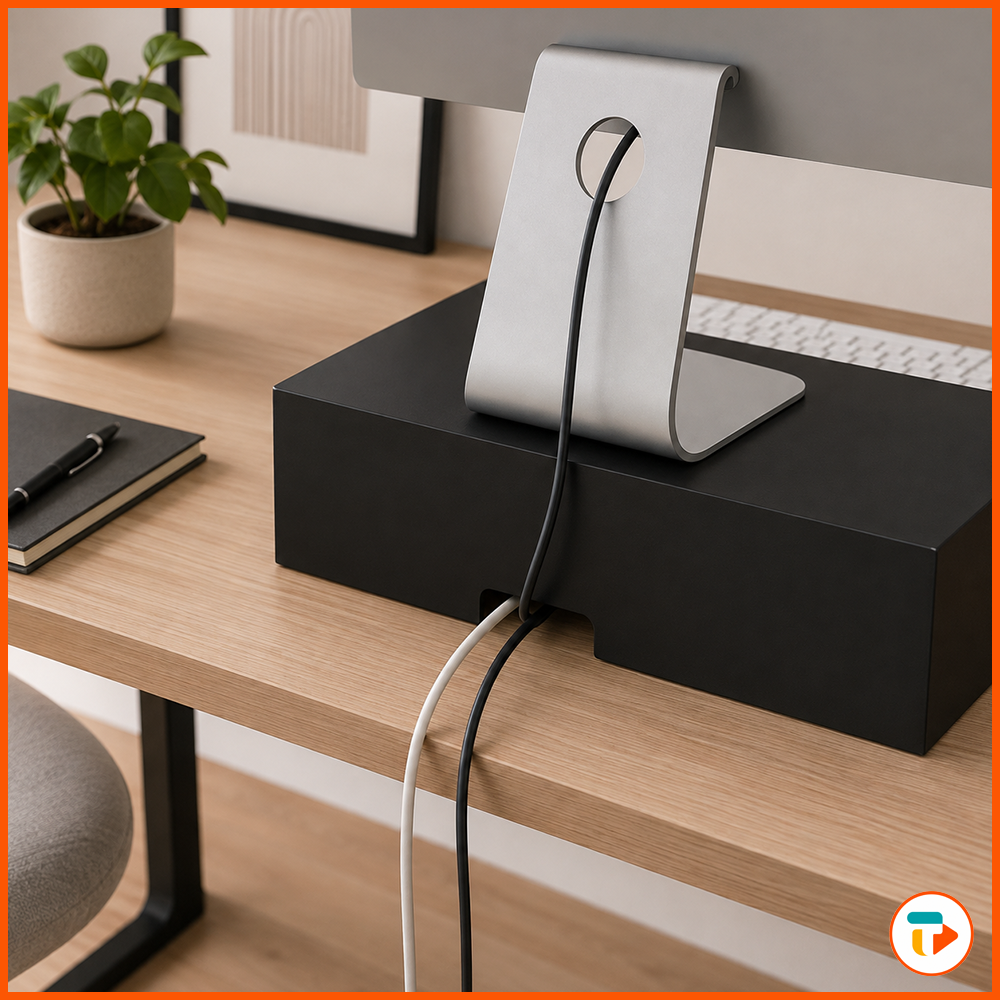 Soporte Elevador para Monitor con Cajón Organizador