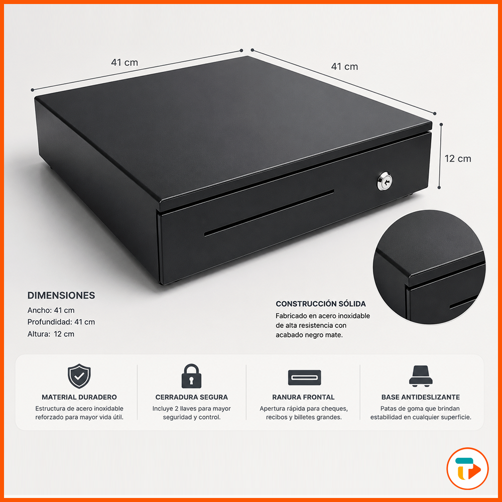 Caja Registradora / Gaveta de Dinero Electrónica TUNTUN