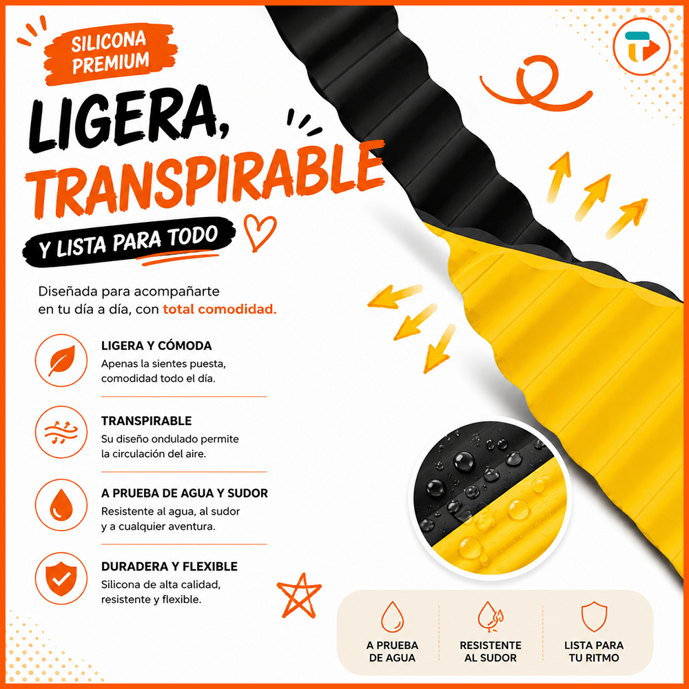 Correa/Pulsera Silicona Duo para Apple Watch