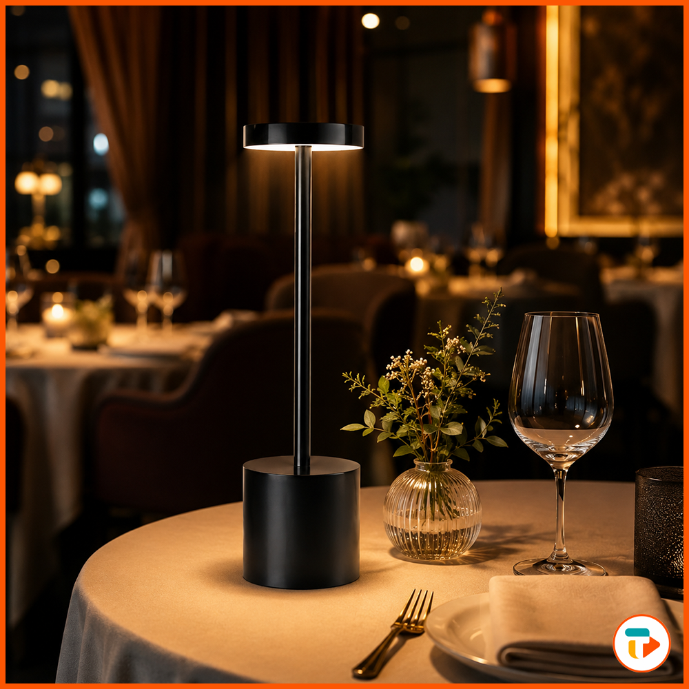 Lámpara de Mesa LED Recargable Táctil TUNTUN