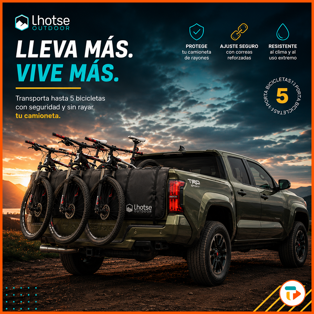 Pad de Transporte para 5 Bicicletas