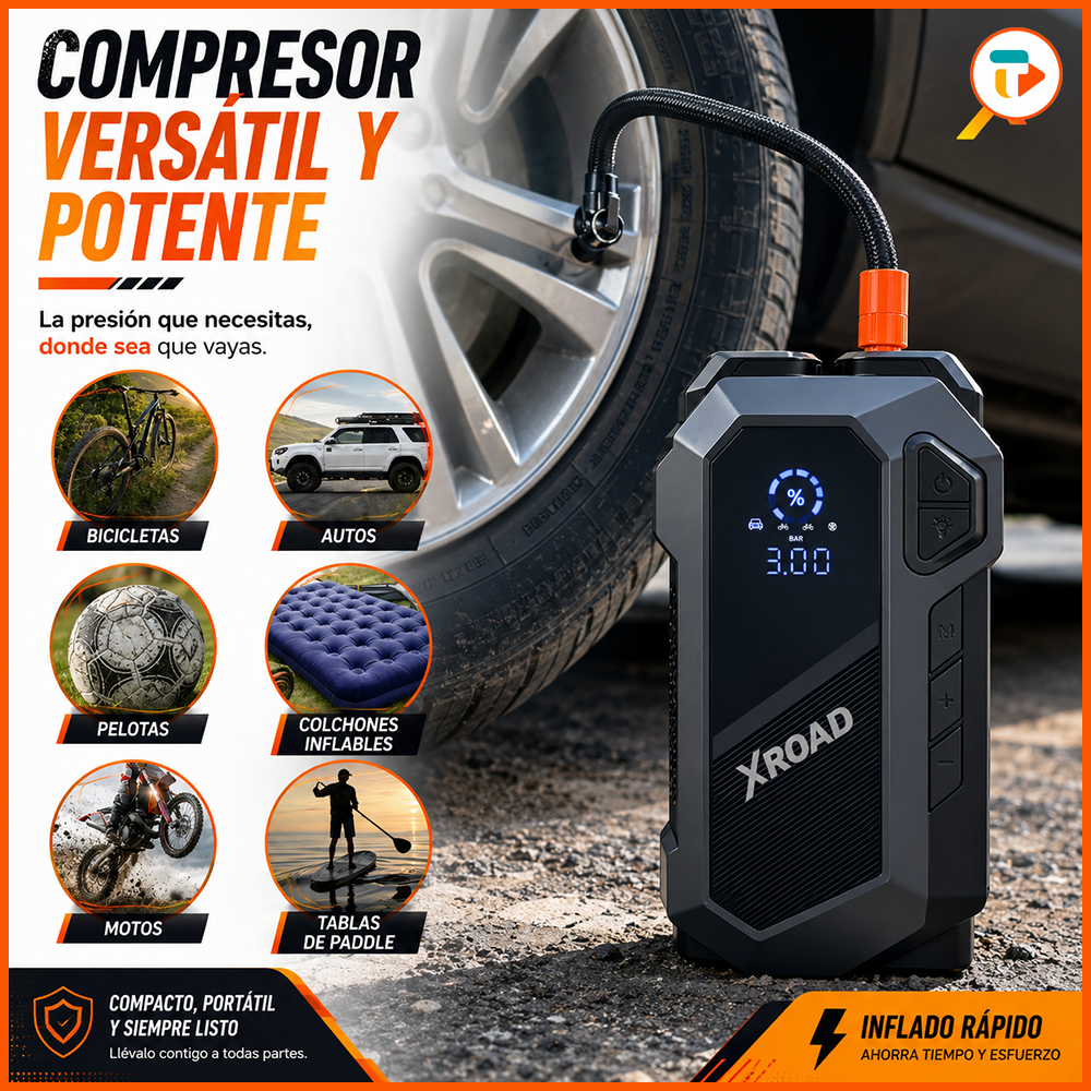 Partidor de Autos Portátil (Jump Starter)