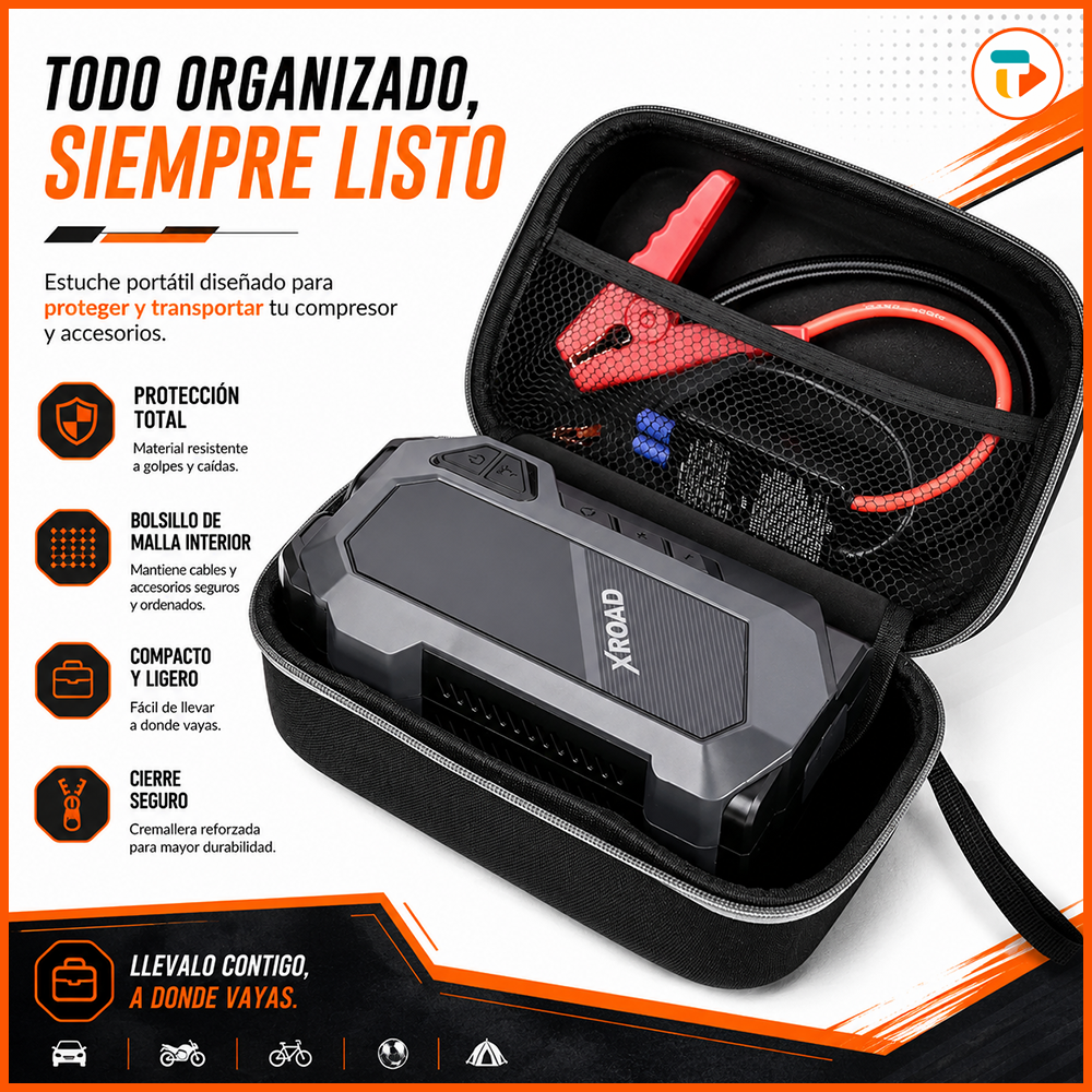 Partidor de Autos Portátil (Jump Starter)