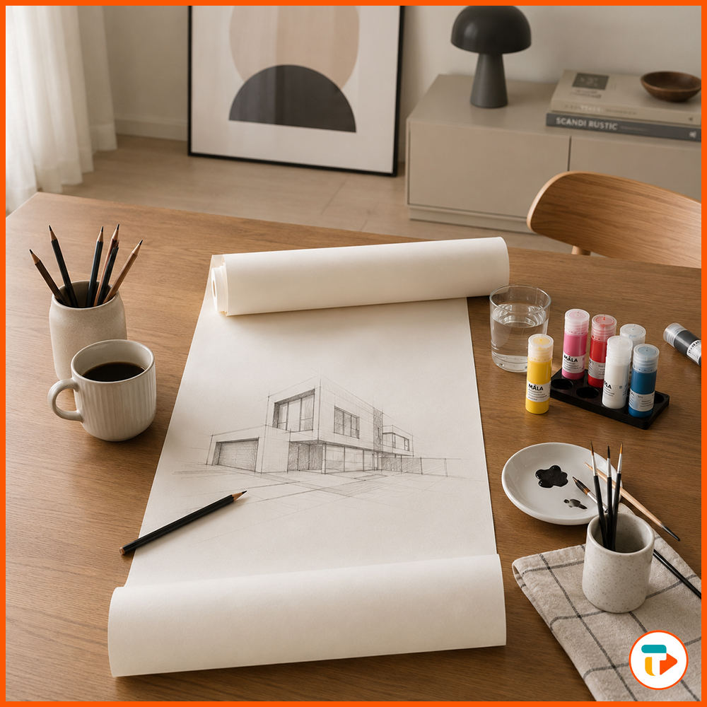 ROLLO DE PAPEL PARA DIBUJAR TUNTUN