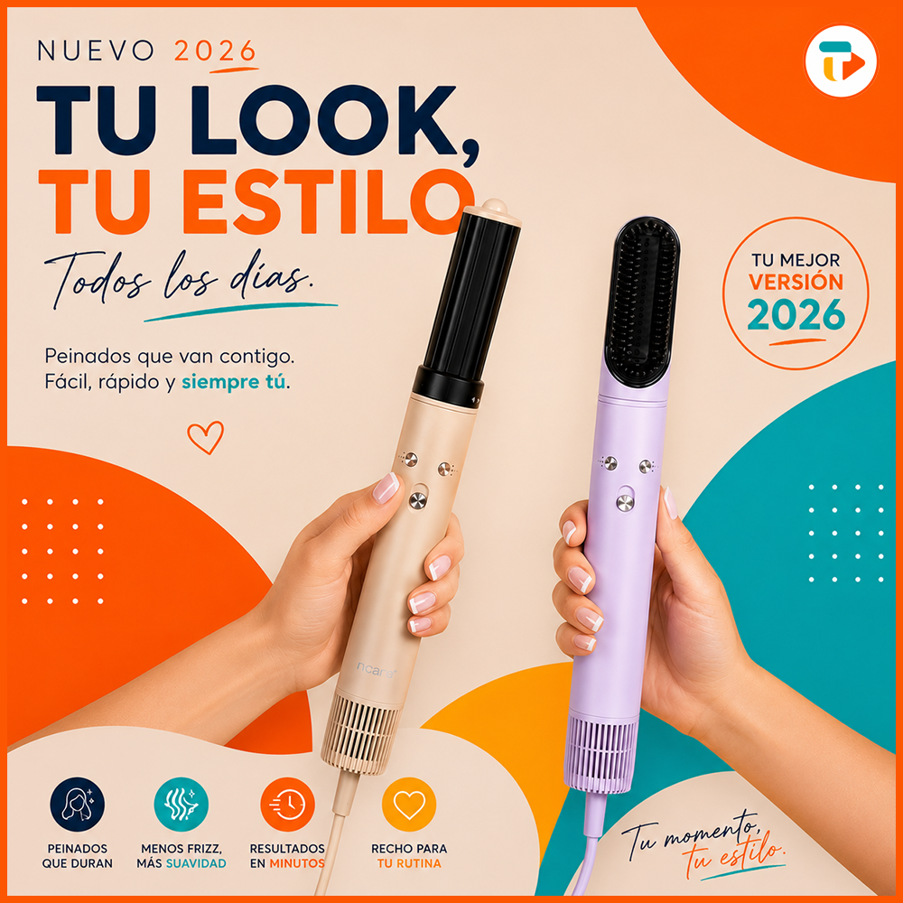 Secador de Pelo CARE Profesional Iónico 5 en 1