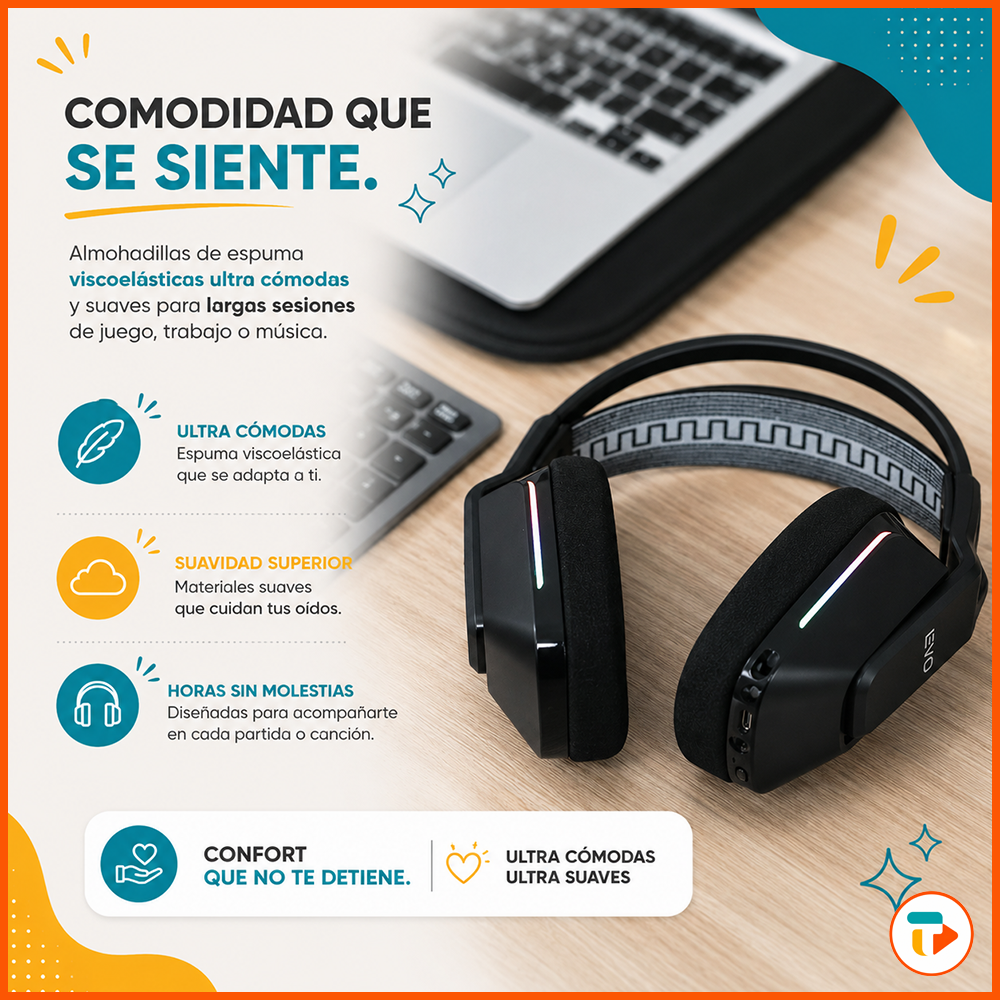 Audífonos Gamer con Micrófono